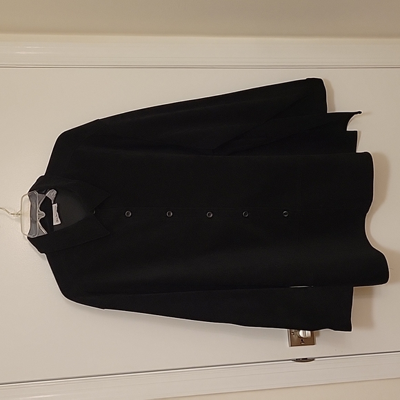 Suede-feel black 2 piece suit in size 22 - Picture 2 of 4